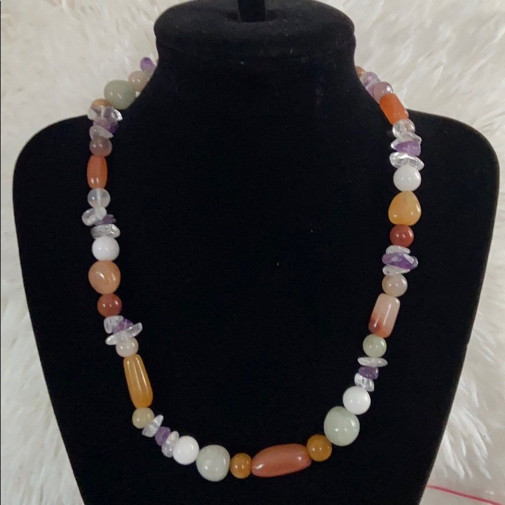 Agate chips Necklace